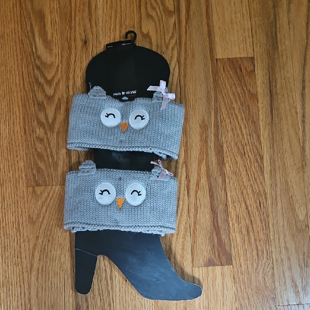 SAM & OLIVIA OWL NWT Boot Toppers